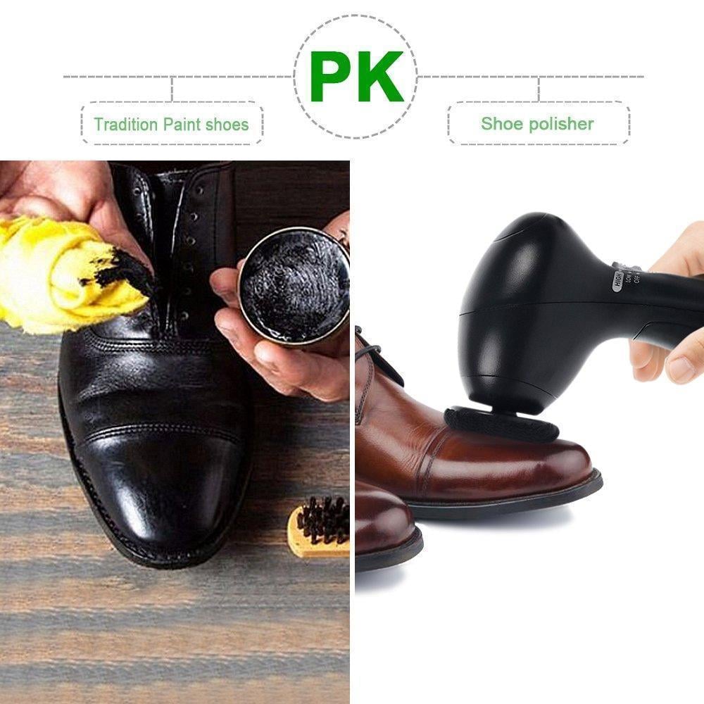 Electric Shoe Polisher,4 brush heads