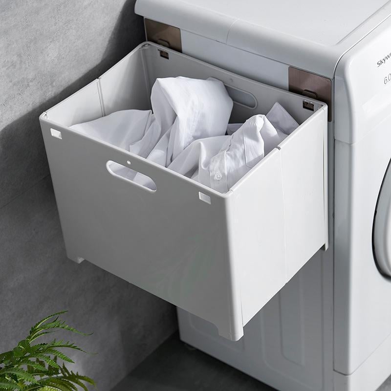 Punch-Free Folding Storage Basket