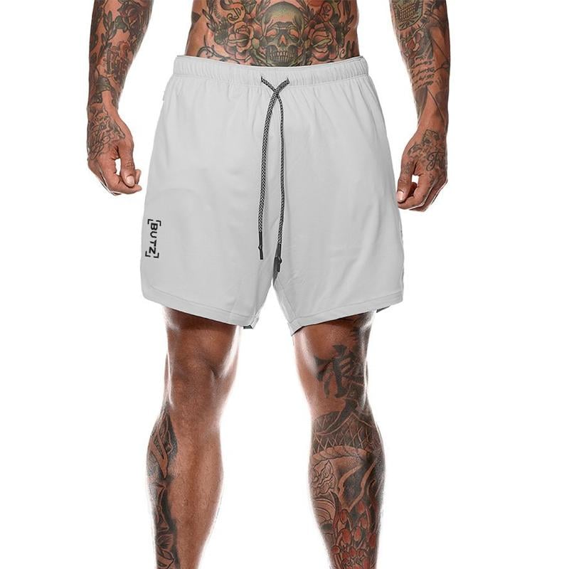 2 in 1 Secure Pocket Fitness Shorts