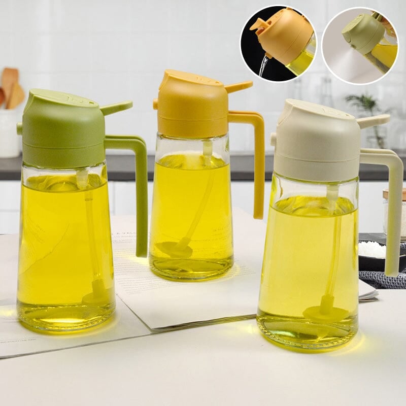 π₯2-in-1 Glass Oil Sprayer and Dispenser