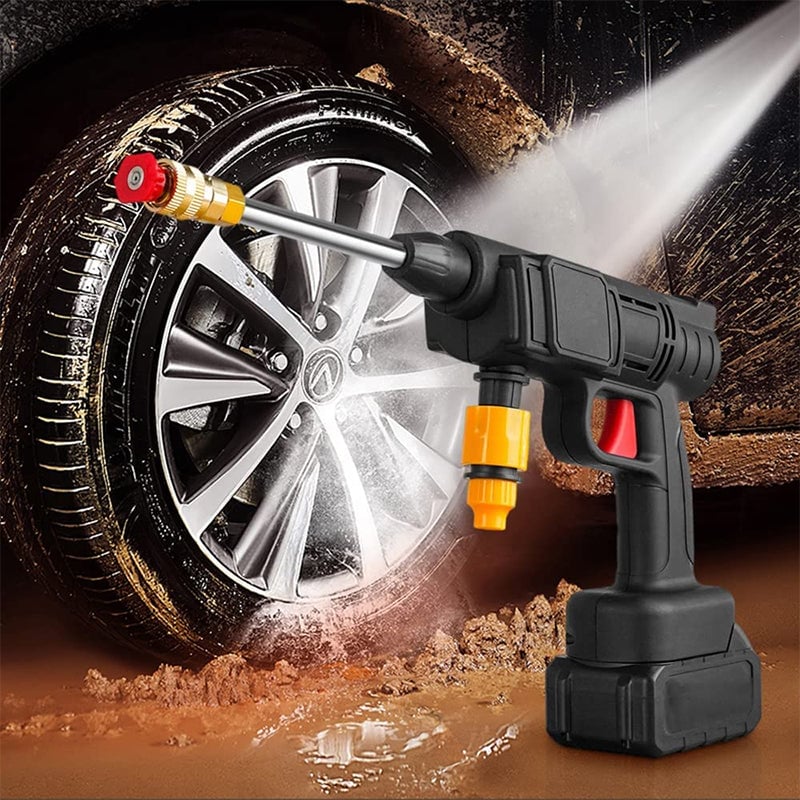 Cordless Portable High Pressure Spray Water Gun-2