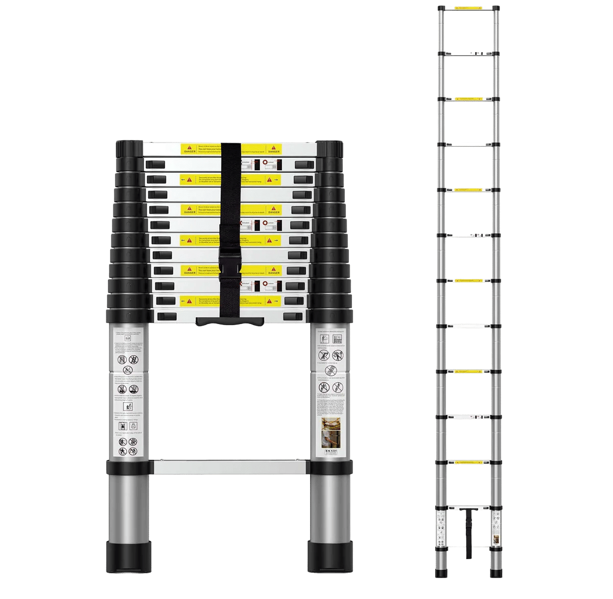 Sakerplus Portable Collapsible Extension Ladder