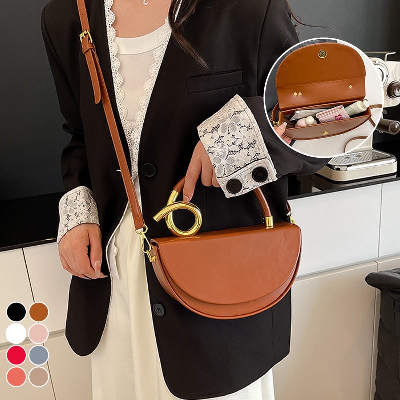 Bolso de mano de color liso de moda para mujer