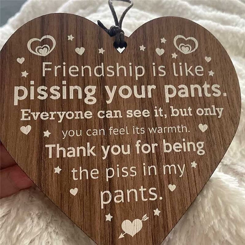 đFriendship Wood Pendant Christmas Tree Decorđ„Christmas Hot Saleđ„