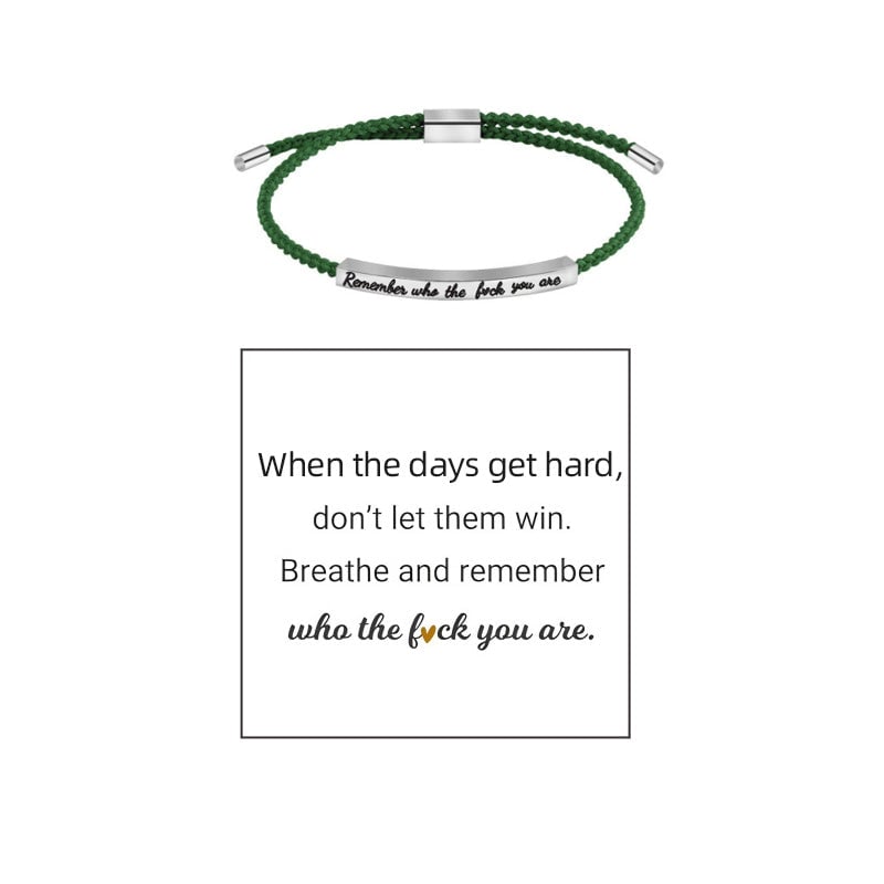 Pulsera Inspire ajustable trenzada