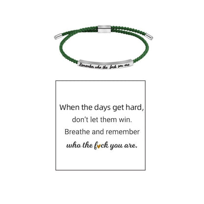 Pulsera Inspire ajustable trenzada
