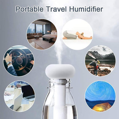 Portable Mini Water Bottle Caps Humidifier