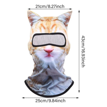 Sunscreen Outdoor 3D Cat Pattern Face Mask