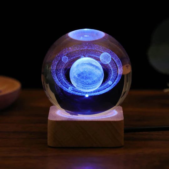 (✨hot sale✨)3D Galaxy Crystal Ball Nightlight Decorlamp