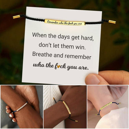Pulsera Inspire ajustable trenzada