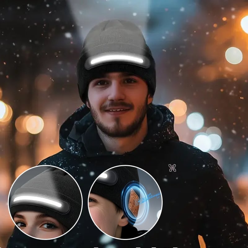 Smart Beanie with 3-Stage LED Lighting