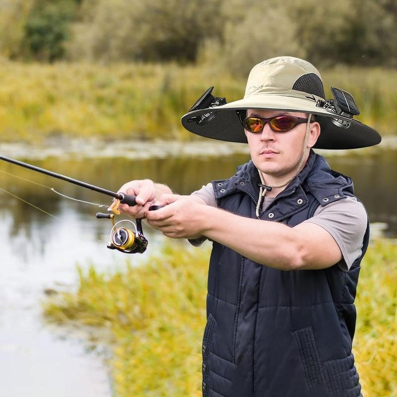 Solar Fan Outdoor Fishing Hat