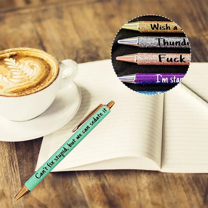 Funny Glitter Ballpoint Pens