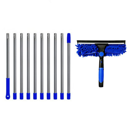 425 cm 2 in 1 Retractable Window Cleaning Brush & Scraper Set