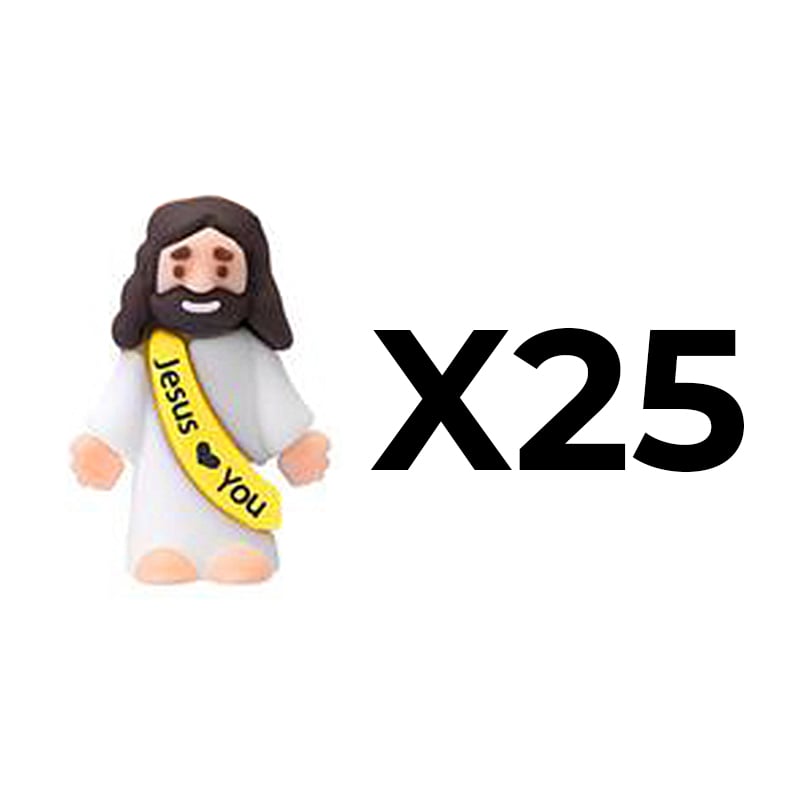 Mini Jesus Figurines -Dark Skin