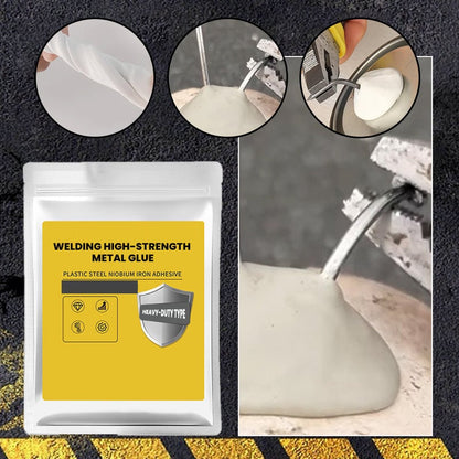 Plastic steel mud iron casting glue