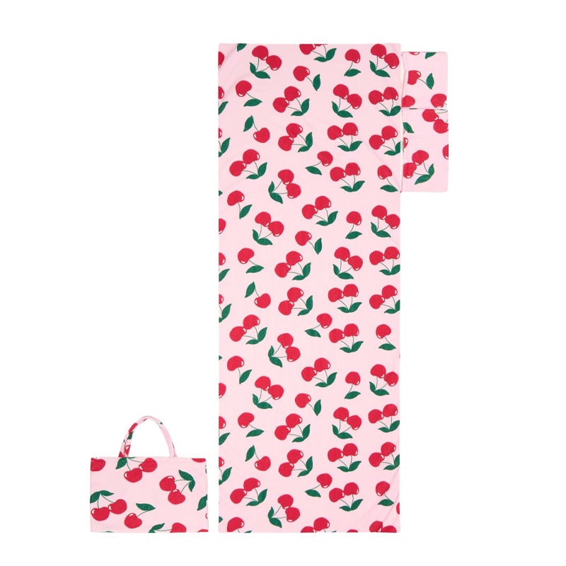 Toalla para tumbona con bolsillos para guardar en una bolsa