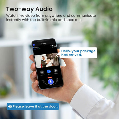 Wireless Smart Doorbell Camera – Outdoor Surveillance with HD Night Vision