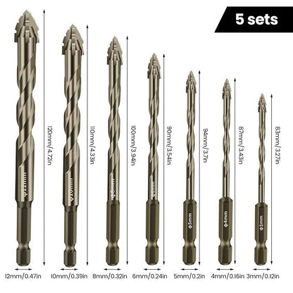 Four Blade Serrated Eccentric Drill