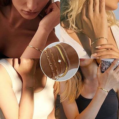 5pcs Personalized Bracelet Set