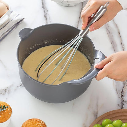 4 Piece Nesting Plastic Mixing Bowl Set