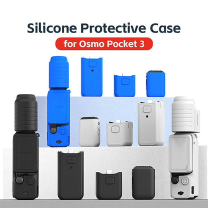 Silicone Protective Case for Osmo Pocket 3, Lens Cover, Gimbal Protective Accessories