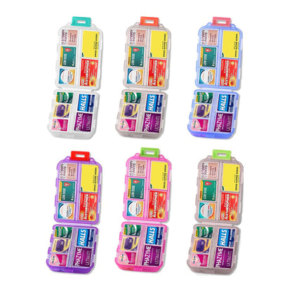 Travel Pill Organizer Box (161 Labels for Customization)