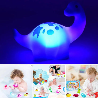 Sale- Glowing Dinosaur Shaped Bath Toy