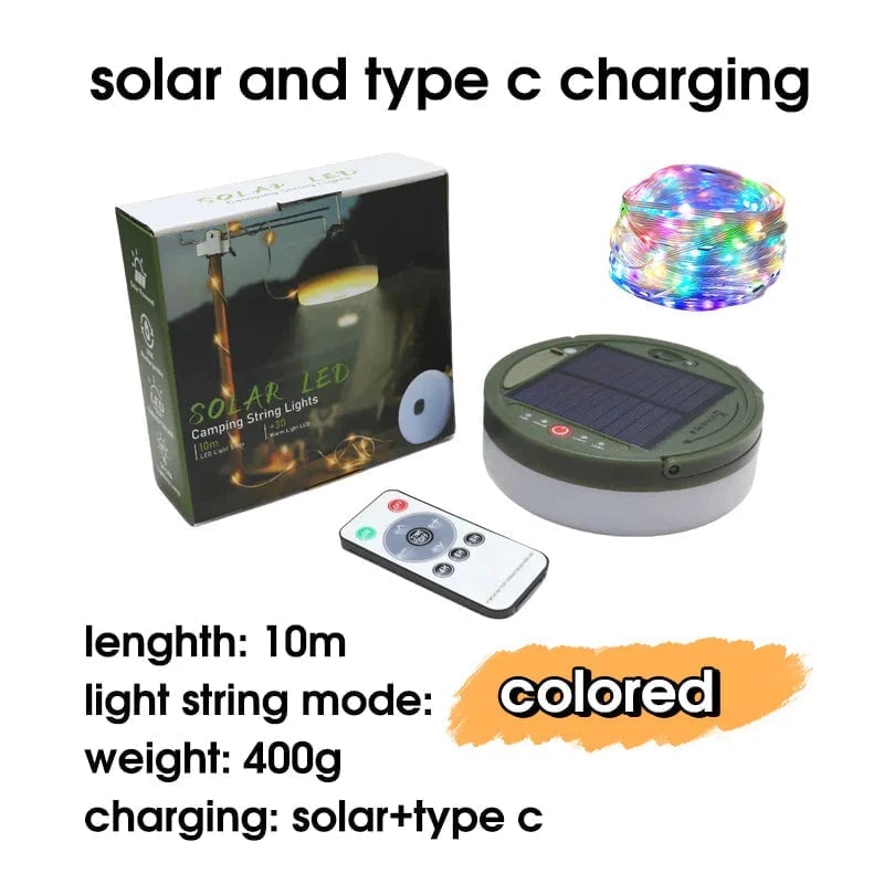 🔥Outdoor Waterproof Portable Stowable String Light