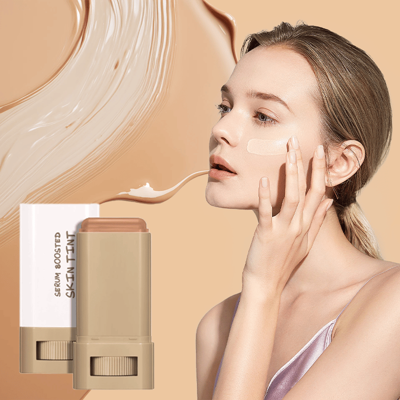 Base de maquillaje en crema, corrector y barra de maquillaje
