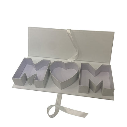 "MOM" Letter Rectangular Gift Box