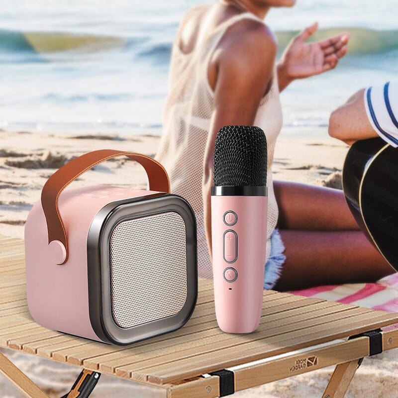 ✨Mini Karaoke Machine with Wireless Microphones