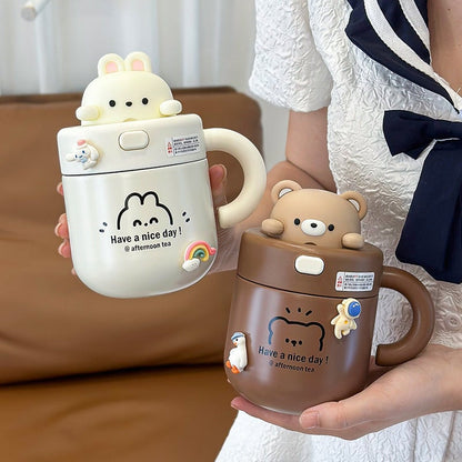 Bear Doll Insulated Water Cup