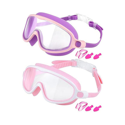 High Definition Waterproof Anti-fog Large Frame Swimming Goggles【Set Of 2 PCS】