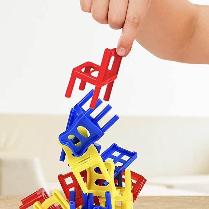 🪑Christmas Hot Sale-Chairs Stacking Tower Balancing Game🔥