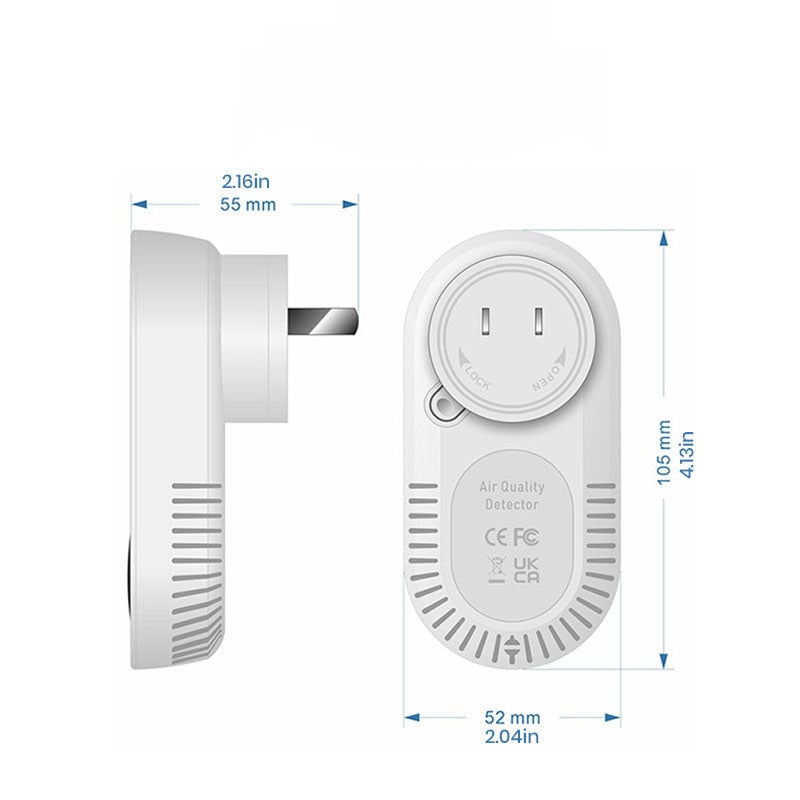 Plug-In Combustible Gas & Carbon Monoxide Detector