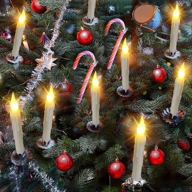 🪄🪄Fantasy Floating Candles with Wand Remote