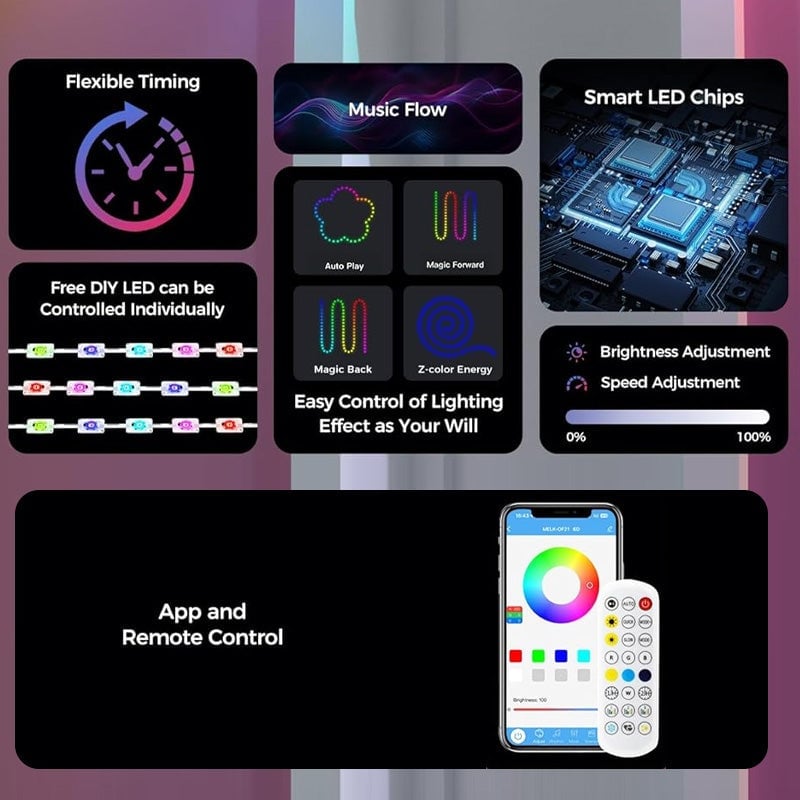 Sakerplus Smart RGB Outdoor Lights for Decor