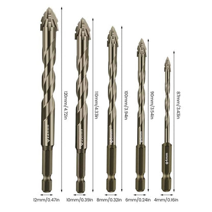 Four Blade Serrated Eccentric Drill