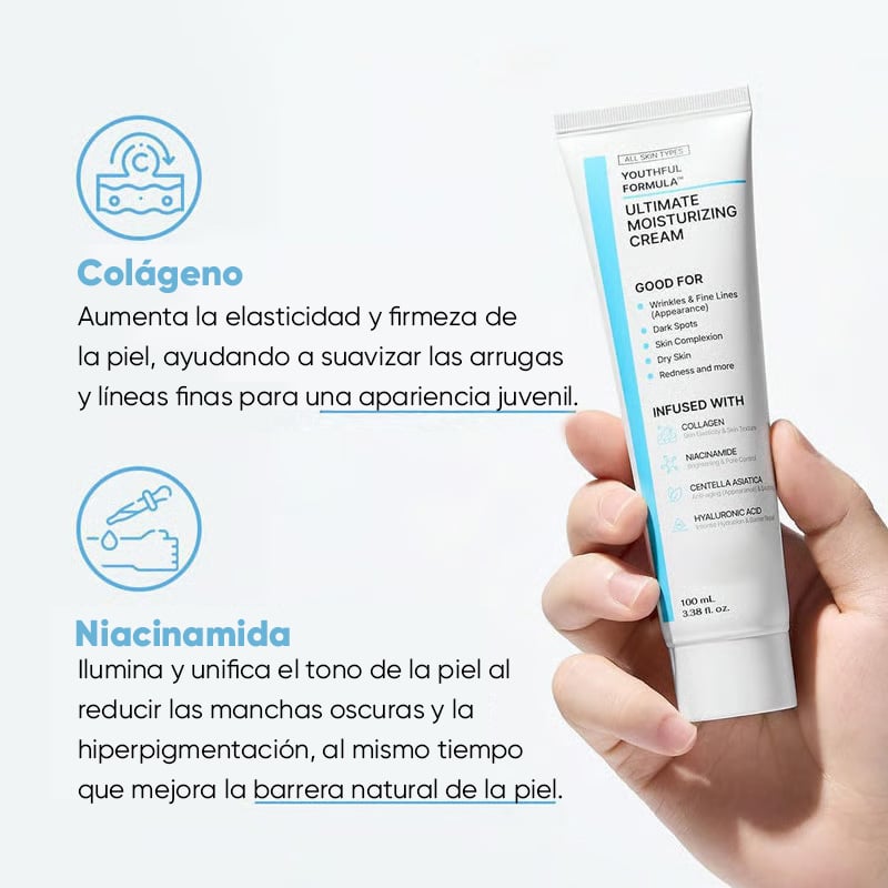 Crema hidratante y calmante