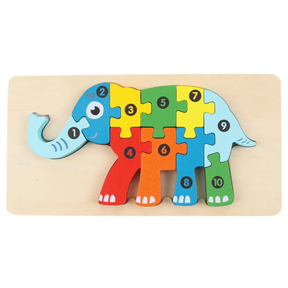 Children's Educational 3D Wooden Puzzle