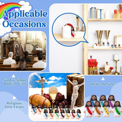 Mini Jesus Figurines -Dark Skin