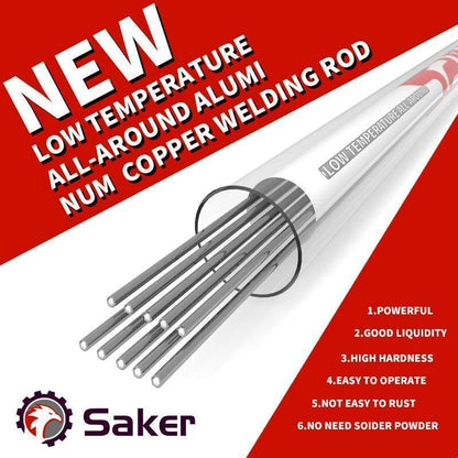 Saker® Solution Welding Flux-Cored Rods