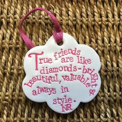 🌸Clay Flower Friendship Ornaments-Best Christmas Gift🌸