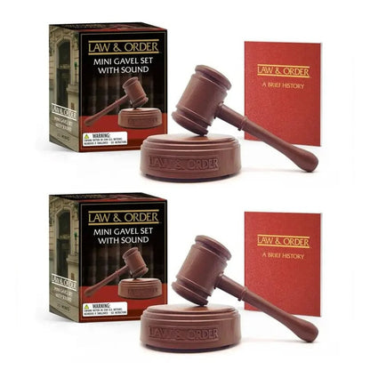 Law & Order: Mini Gavel Set with Sound