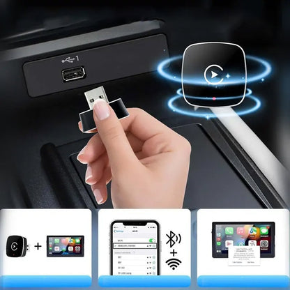 Adaptador inalámbrico CarPlay para iPhone/Android