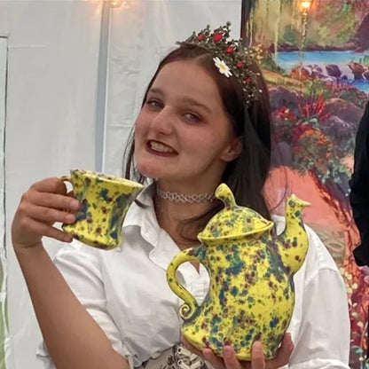 Teapot With Attitude Decoration