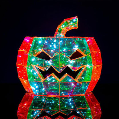 Halloween Prismatic Multicolor Jack-O'-Lantern LED Light