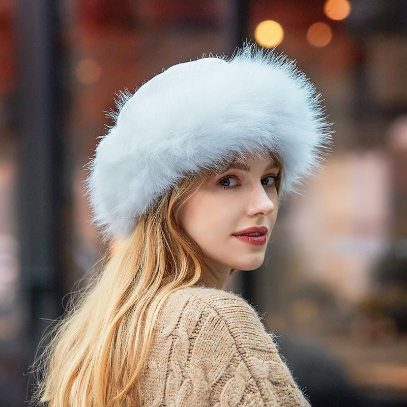Faux Fur Suede Winter Cap