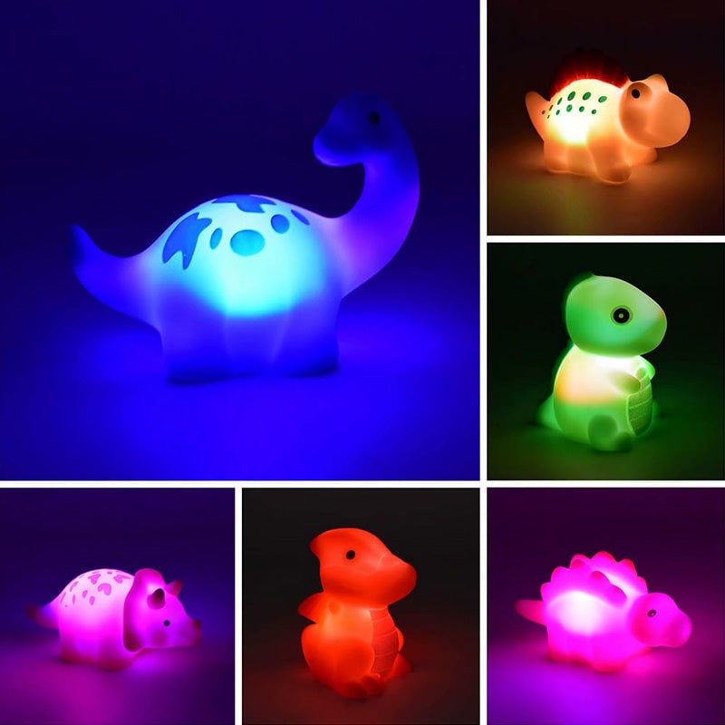 Sale- Glowing Dinosaur Shaped Bath Toy